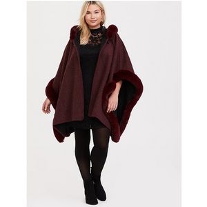 Ruana wrap poncho